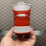 Air Jordan 1 Mid WMNS Orange White BQ6472-116