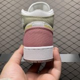 Air Jordan 1 Mid GS Pastel Grind  DJ0338-100