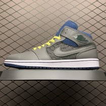 Nike Air Jordan 1 Retro '97 Pewter / Electric Yellow  555071-045