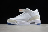 AIR JORDAN 3 RETRO PURE WHITE/WHITE-WHITE 136064-111