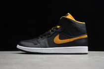 Air Jordan 1 Mid Black University Gold CI9352-001
