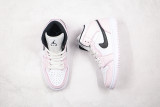 Nike Air Jordan 1 Mid White Pink Black BQ6472-500