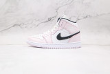 Nike Air Jordan 1 Mid White Pink Black BQ6472-500