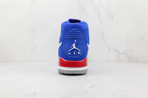 Nike Air Jordan Legacy 312 Detroit Red White Blue Shoes  AV3922-416