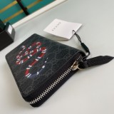 Kingsnake print GG Supreme zip around wallet