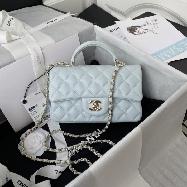 MINI HANDBAG WITH HANGING LID