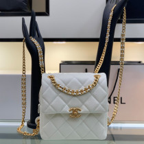 Fashion Casual Street Elegant Solid Chains Backpack Bags