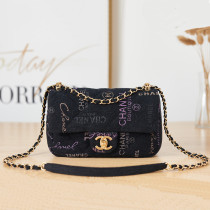 Fashion Casual Street Daily Print Split Joint Letter Messenger Bags (Small Size)