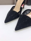 Fashion Casual Sweet Sequins Split Joint Pointed Comfortable Shoes