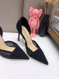 Fashion Casual Sweet Sequins Split Joint Pointed Comfortable Shoes