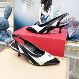 Fashion Casual Elegant Split Joint Pointed Comfortable Shoes (High Heels 1.97 Inch)
