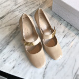 Fashion Celebrities Elegant Solid Color Closed Comfortable Shoes (High Heels 3.94 Inch)