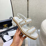 Fashion Casual Street Chains Solid Color Opend Comfortable Shoes