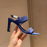 Fashion Casual Elegant Solid Color Opend Comfortable Shoes (High Heels 3.15 Inch)