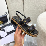 Fashion Casual Street Chains Solid Color Opend Comfortable Shoes