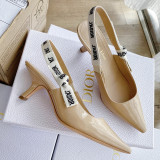 Fashion Work Elegant Solid Color Pointed Comfortable Shoes (High Heels 2.56 Inch)