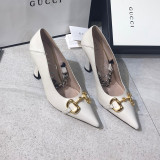 Fashion Casual Elegant Solid Color Pointed Comfortable Shoes (High Heels 3.35 Inch)