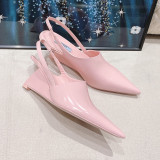 Fashion Elegant Solid Color Pointed Comfortable Shoes (High Heels 2.56 Inch)