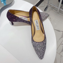 Fashion Elegant Split Joint Sequined Pointed Comfortable Shoes (High Heels 2.56 Inch)