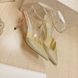 Fashion Street Celebrities Elegant Solid Color Pointed Comfortable Shoes (High Heels 3.35 Inch)
