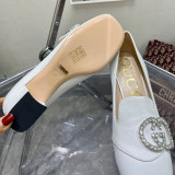Fashion Casual Elegant Solid Color Closed Comfortable Shoes (High Heels 2.17 Inch)