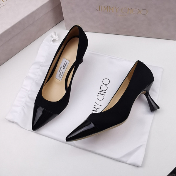Fashion Elegant Simplicity Solid Color Pointed Comfortable Shoes (High Heels 2.56 Inch)