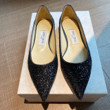 Fashion Casual Simplicity Sequined Pointed Comfortable Shoes