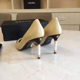 Fashion Casual Elegant Split Joint Pointed Comfortable Shoes (High Heels 3.15 Inch)
