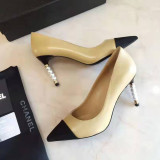 Fashion Casual Elegant Split Joint Pointed Comfortable Shoes (High Heels 3.15 Inch)