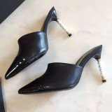 Fashion Street Elegant Solid Color Pointed Comfortable Shoes (High Heels 3.15 Inch)