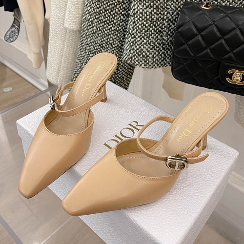 Street Elegant Solid Color Pointed Comfortable Shoes (High Heels 2.76 Inch)