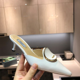 Fashion Casual Street Solid Color Pointed Comfortable Shoes (High Heels 2.17 Inch)