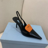 Fashion Casual Elegant Split Joint Pointed Comfortable Shoes (High Heels 3.74 Inch)