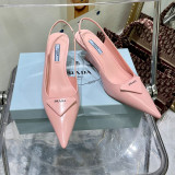 Fashion Casual Street Solid Color Pointed Comfortable Shoes (High Heels 2.36 Inch)