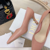 Fashion Elegant Solid Color Square Comfortable Shoes (High Heels 2.76 Inch)