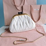 Miu Belle soft sheep leather pouch