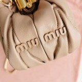 Miu Belle soft sheep leather pouch