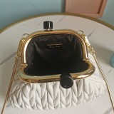 Miu Belle nappa leather mini-bag