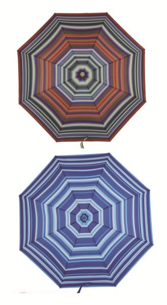 3 fold manual open umbrella gradients color