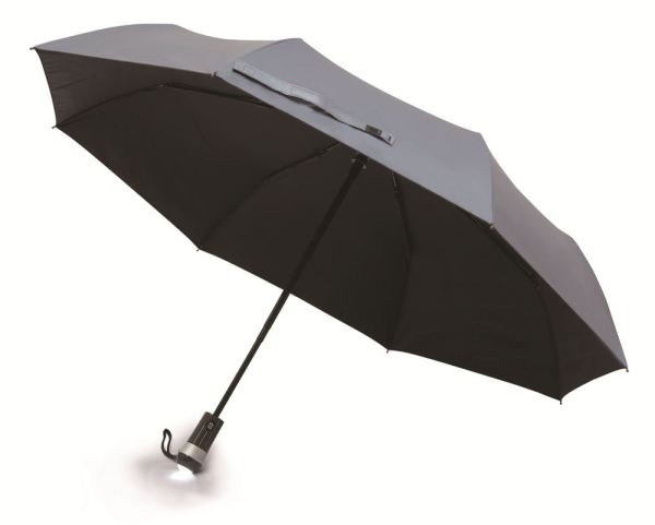 3 fold auto open and close LED umbrella kingrain