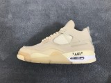DG   OFF White x Air Jordan 4 Sail   CV9388-100
