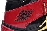 DG Air Jordan 1 High OG Bred Patent  555088-063