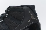 Air Jordan 11 25th Anniversary Black Silver Eyelets CT8012-011