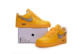 Off-White x Nike Air Force 1 Low University Gold DD1876-700