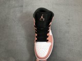 Air Jordan 1 Mid Pink Quartz 555112-603