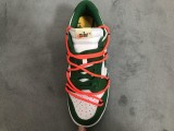 OFF-WHITE x Nike Dunk SB Low Pine Green  CT0856-100
