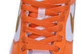 Nike Dunk Low White/Orange Blaze-Gold  CU1726-002