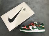 OFF-WHITE x Nike Dunk SB Low Pine Green  CT0856-100