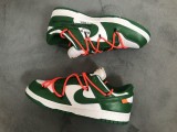 OFF-WHITE x Nike Dunk SB Low Pine Green  CT0856-100