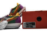 Sacai x Nike LDWaffle GreenPinkOrange BV0073-301